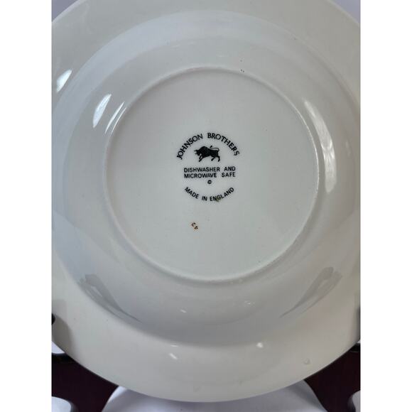 Vintage Johnson Brothers "Summer Chintz" Bowl & Saucer Set | Made in England - Picture 4 of 6